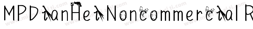 MPDianHei Noncommercial Regular字体转换